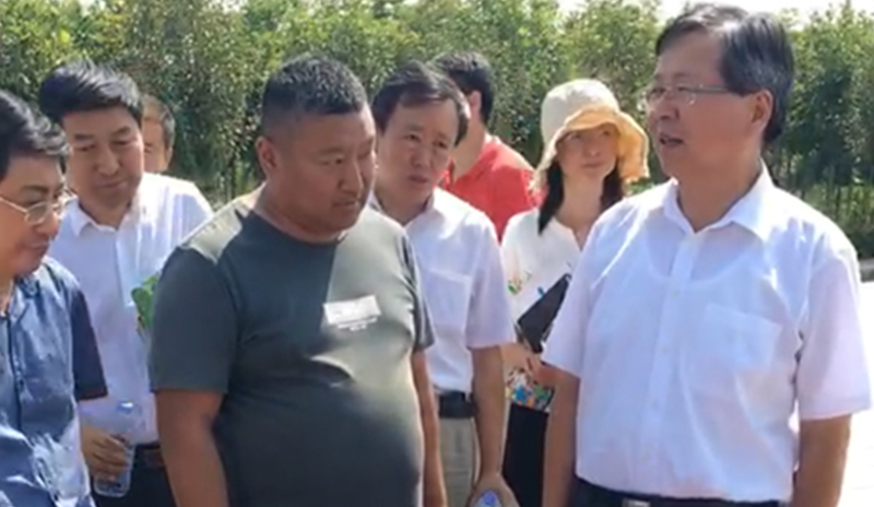 農(nóng)業(yè)部及負(fù)責(zé)領(lǐng)導(dǎo)一起參觀了愛(ài)麗潔農(nóng)村廁所改造產(chǎn)品，并得到了認(rèn)可